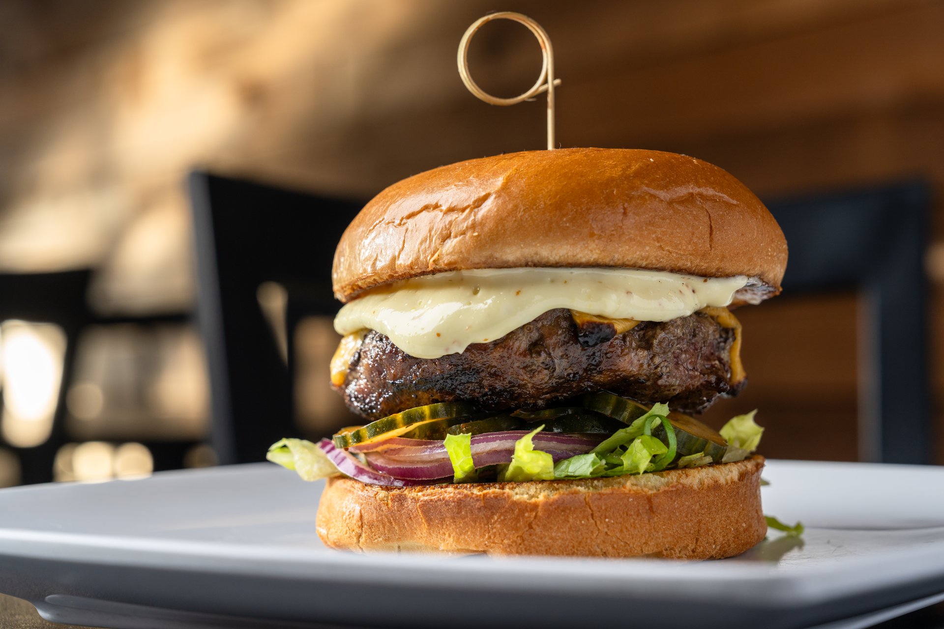 The Classic Burger at The White Oak Tavern