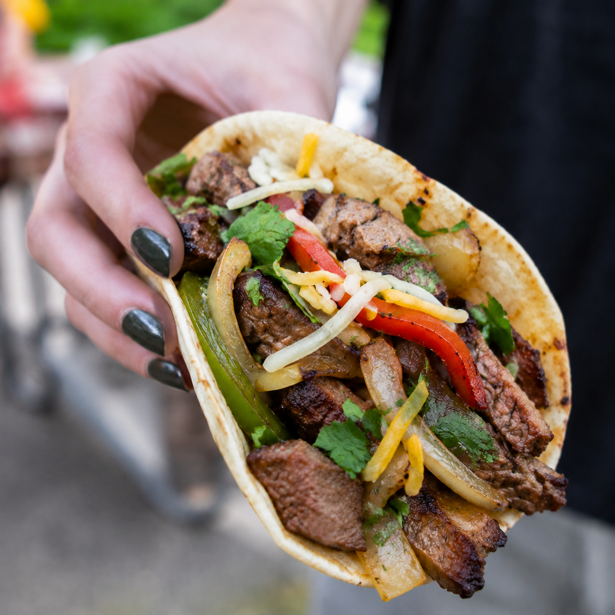 Steak from Taco Baby