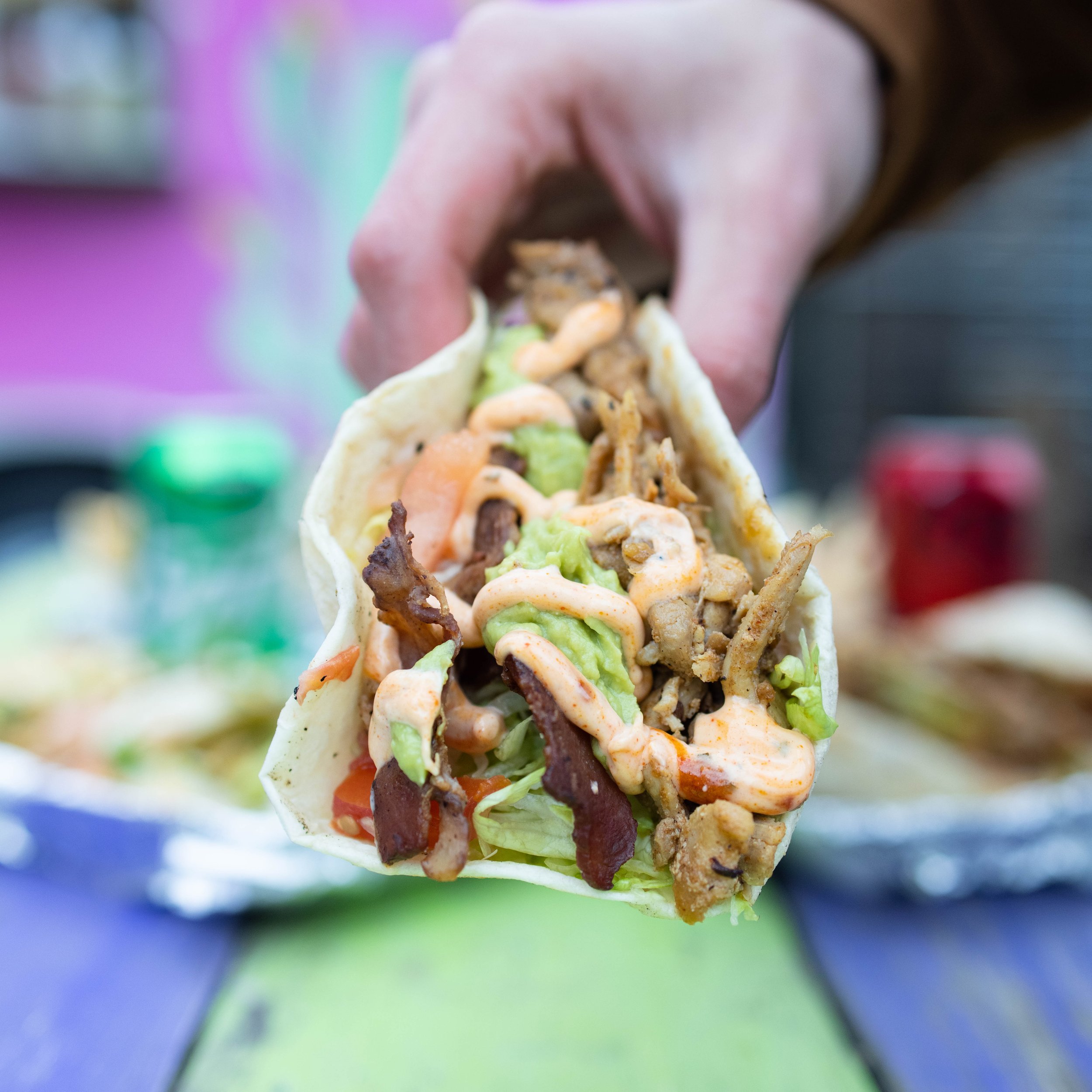 Chicken BLT at Taco Baby