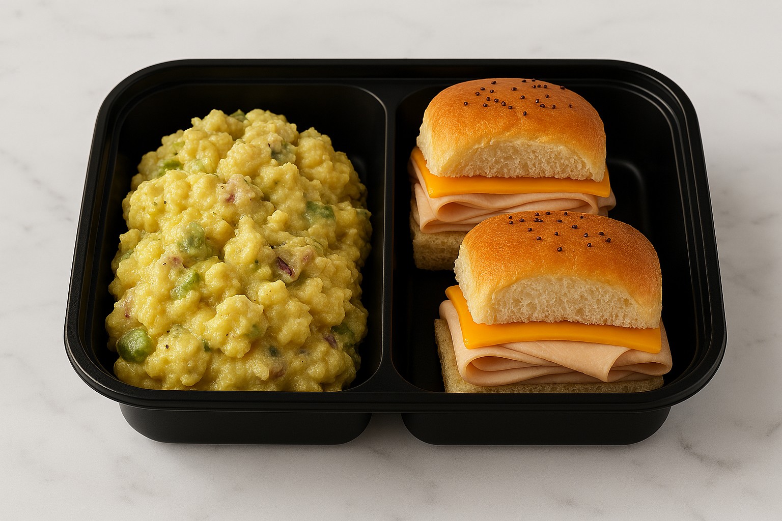 Turkey Sliders & Potato Salad at Goodness Gracious Catering