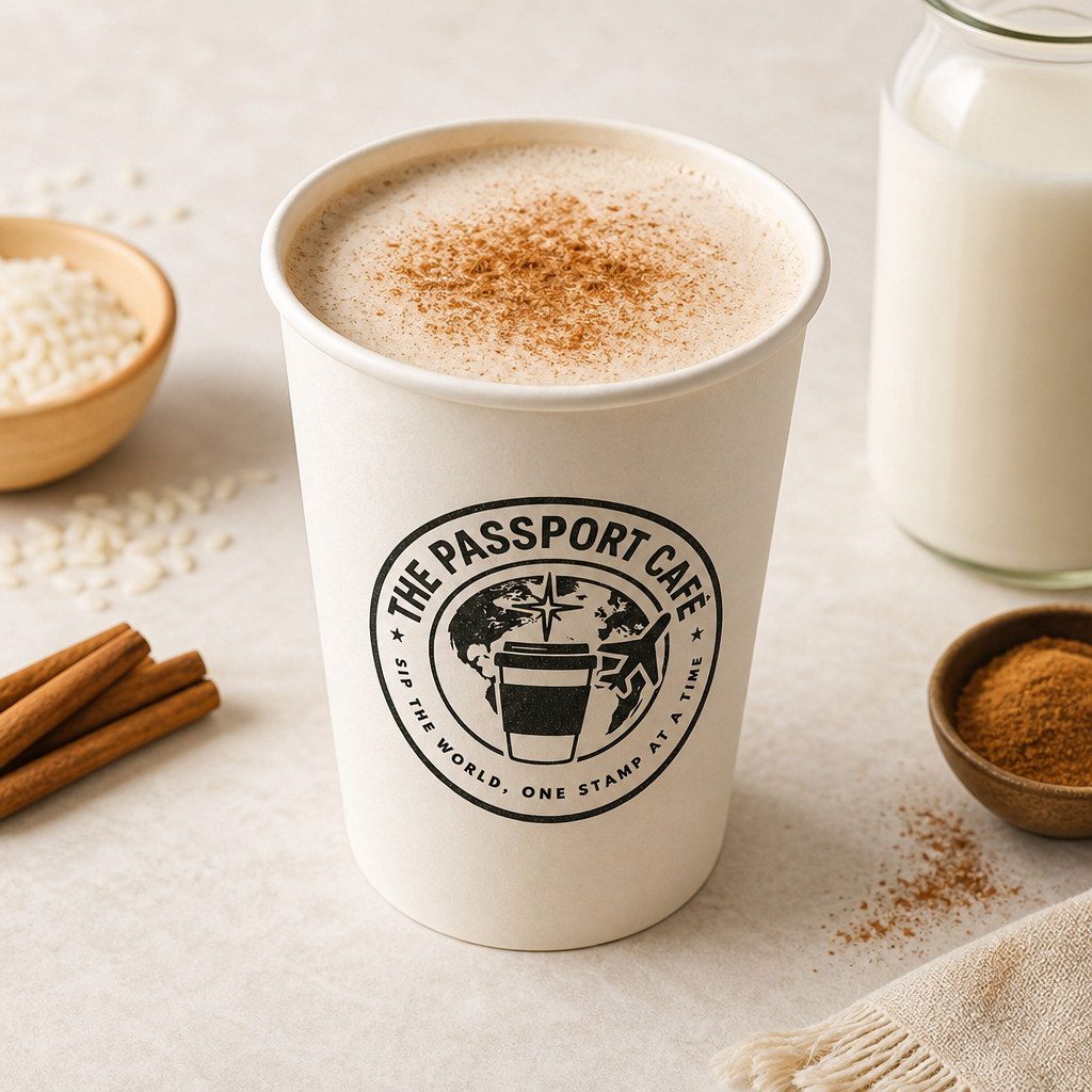 Horchata Latte at The Passport Cafe