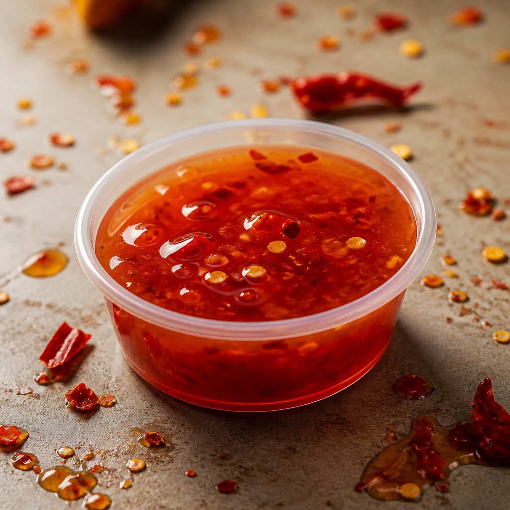 Sauce: Sweet Chili from Tommy Want Wingy