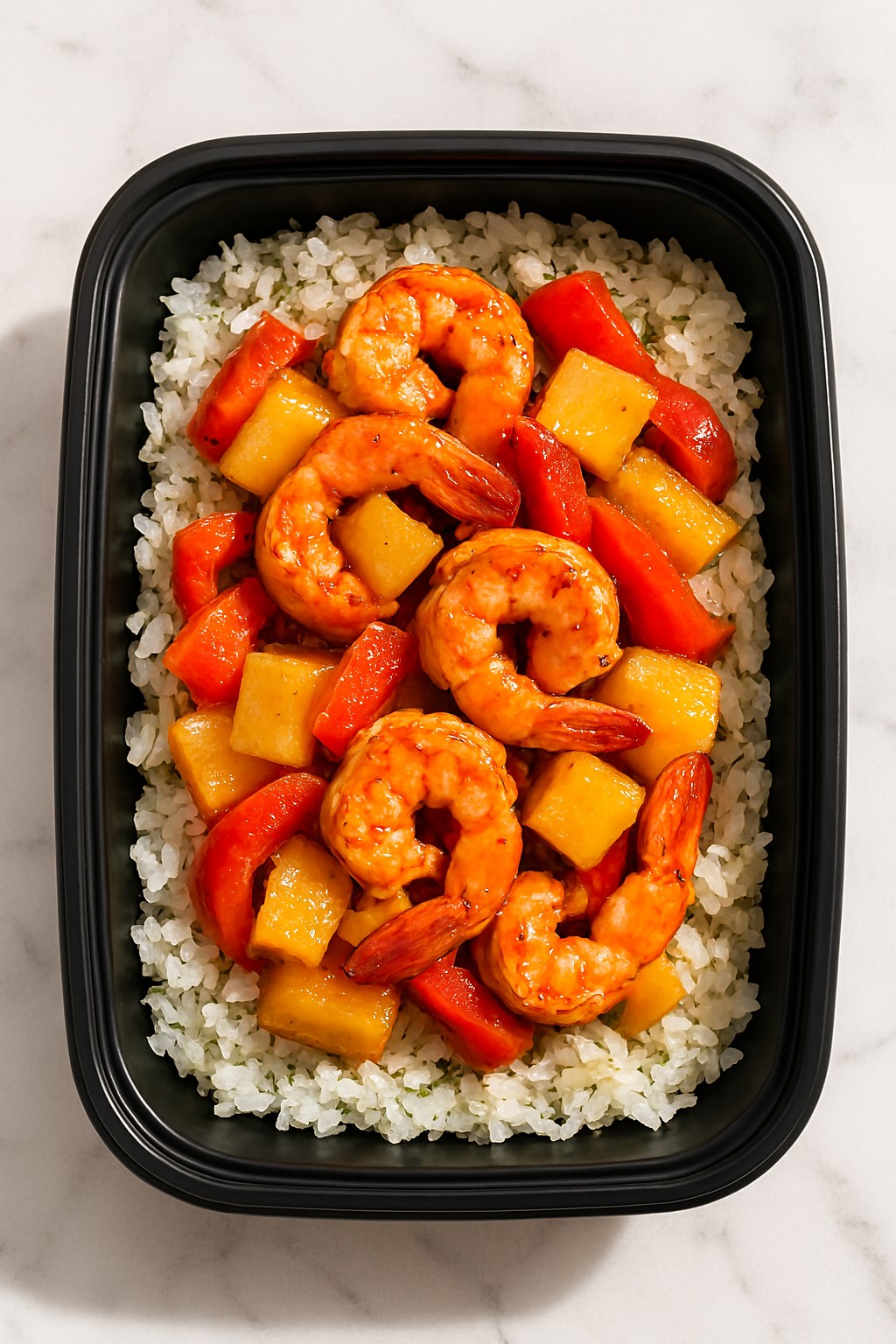 Island Dream Shrimp Bowl at Goodness Gracious Catering