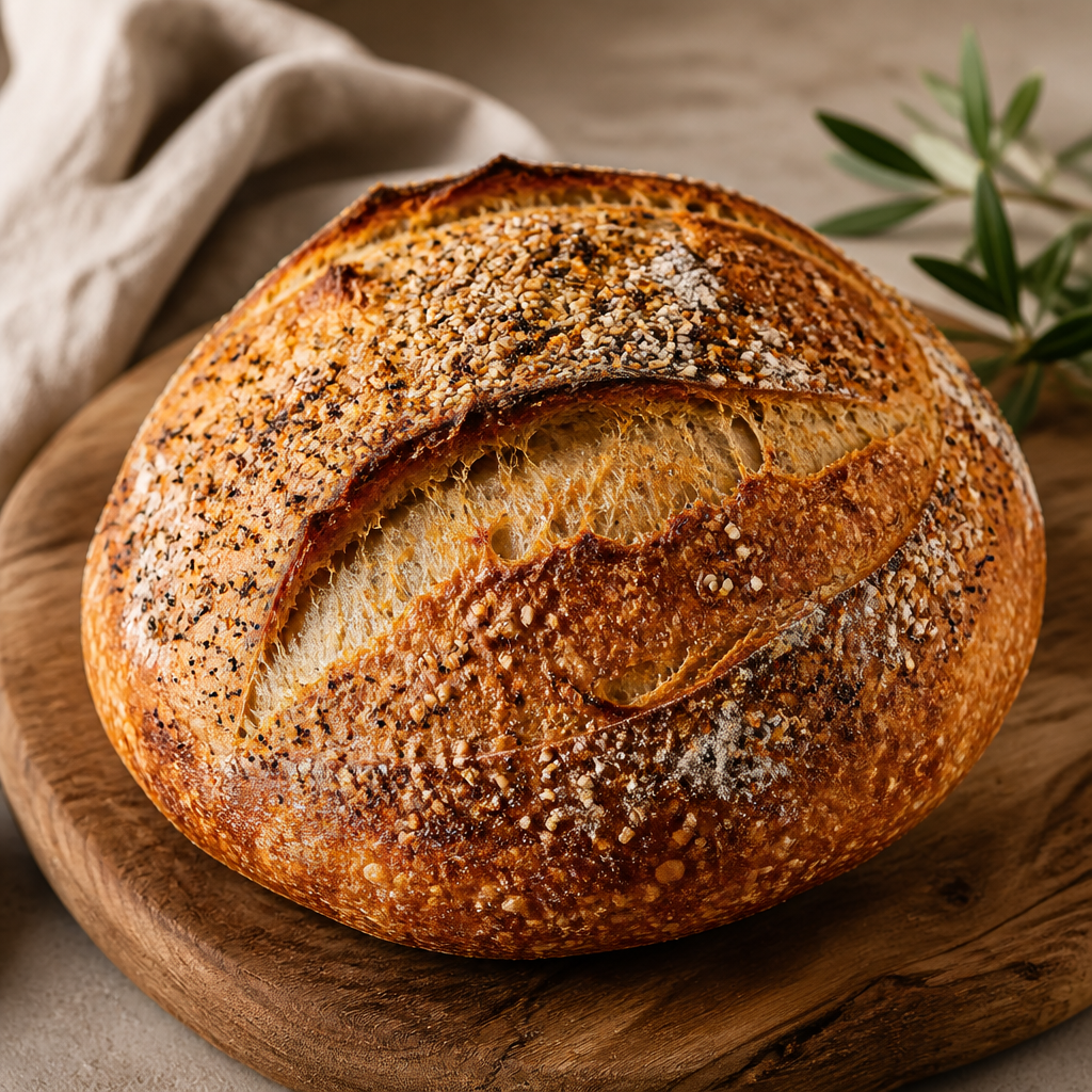 Everything Sourdough Loaf from Sidequest Sourdough