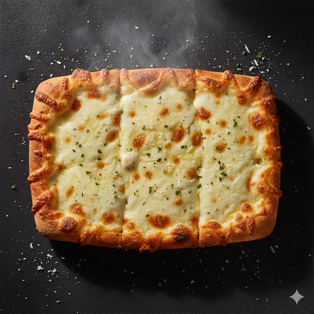 Garlic Parmesan Cheezy Bread at Backyard Pizza Co