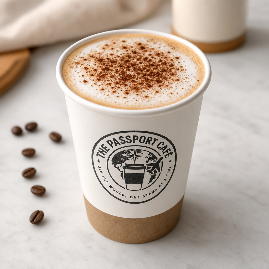 Cappuccino at The Passport Cafe