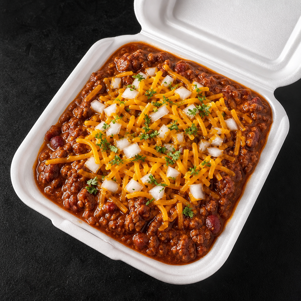 Chili Dog Bowl at Lizzy with the Glizzys