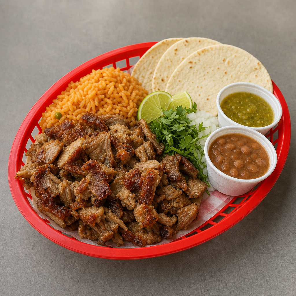 Carnitas Plate from Bobcat Quickie