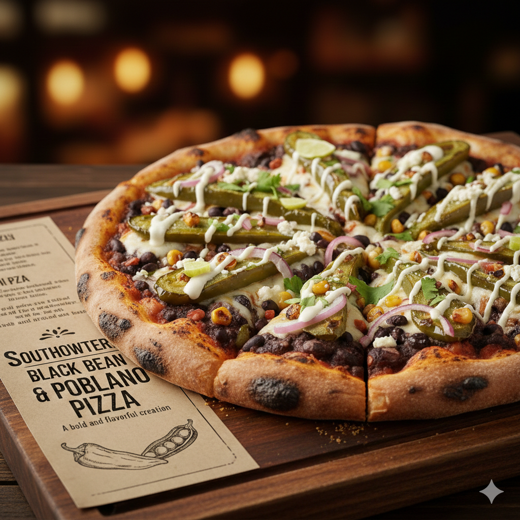 The Midnight Pobolano  at Backyard Pizza Co