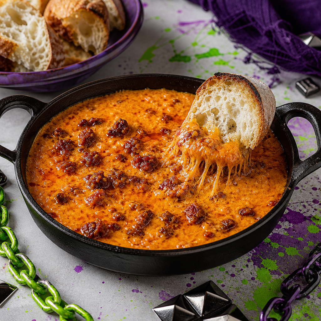 Chorizo Fondue at Katie Eatz