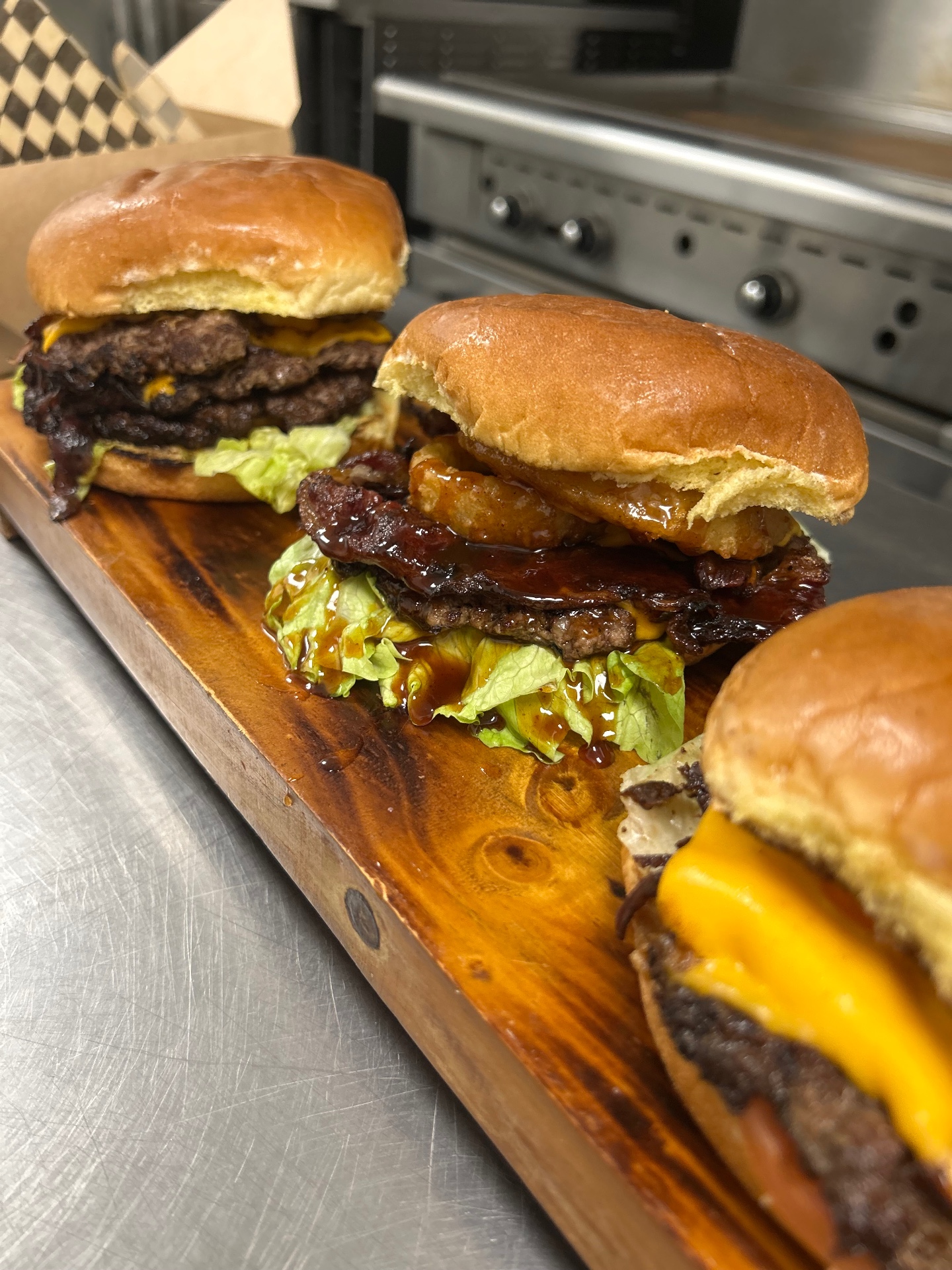 Smash N Dash Burger Stagg St menu hero image