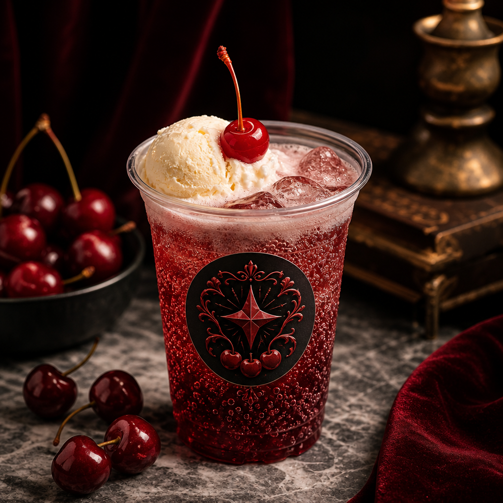 Cherry Cream Soda from Lady Luck Coffee