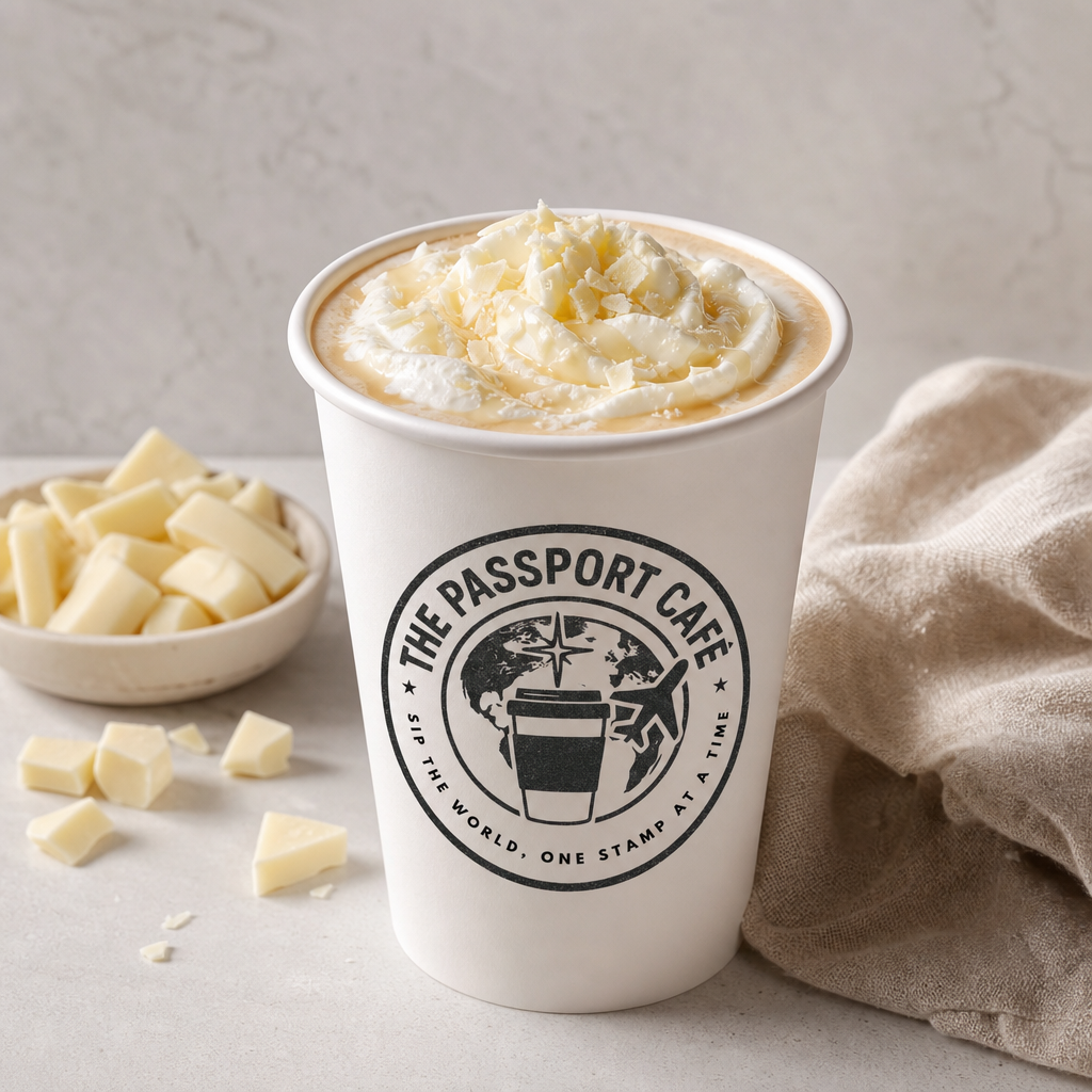 White Mocha at The Passport Cafe