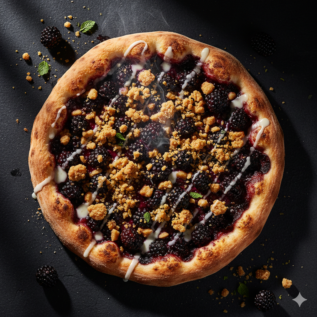Blueberry Pizza (8 inch) at Backyard Pizza Co