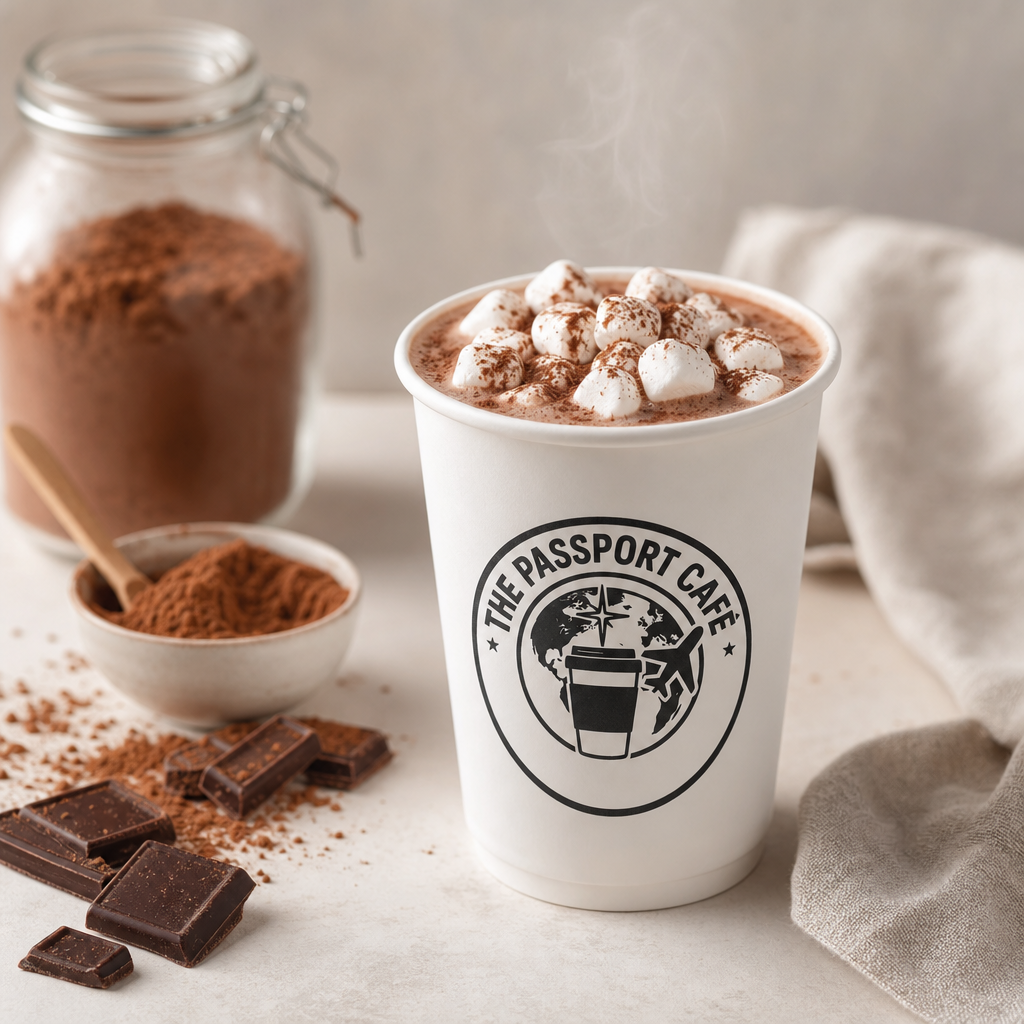 Hot Cocoa at The Passport Cafe