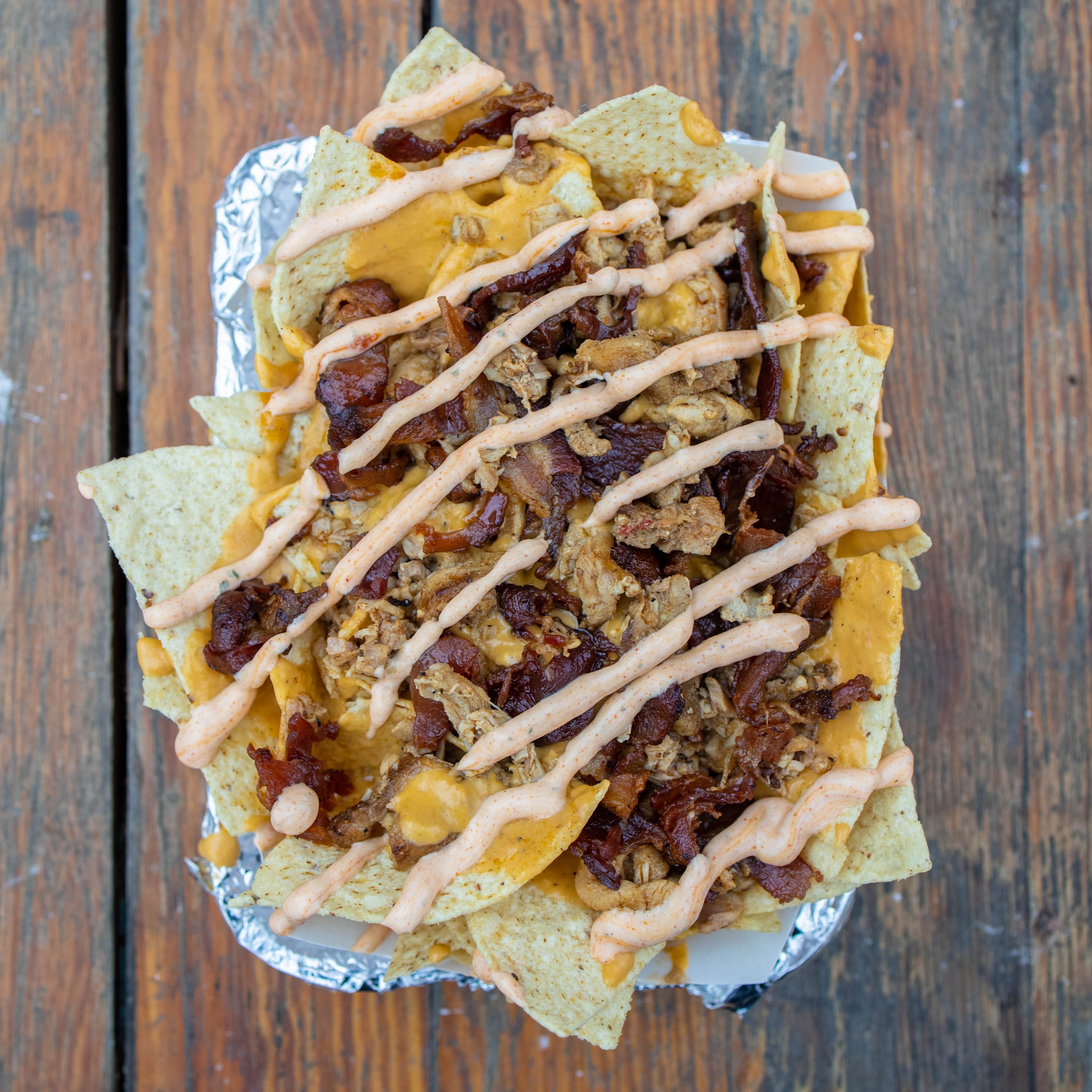 White Trash Nachos at Taco Baby