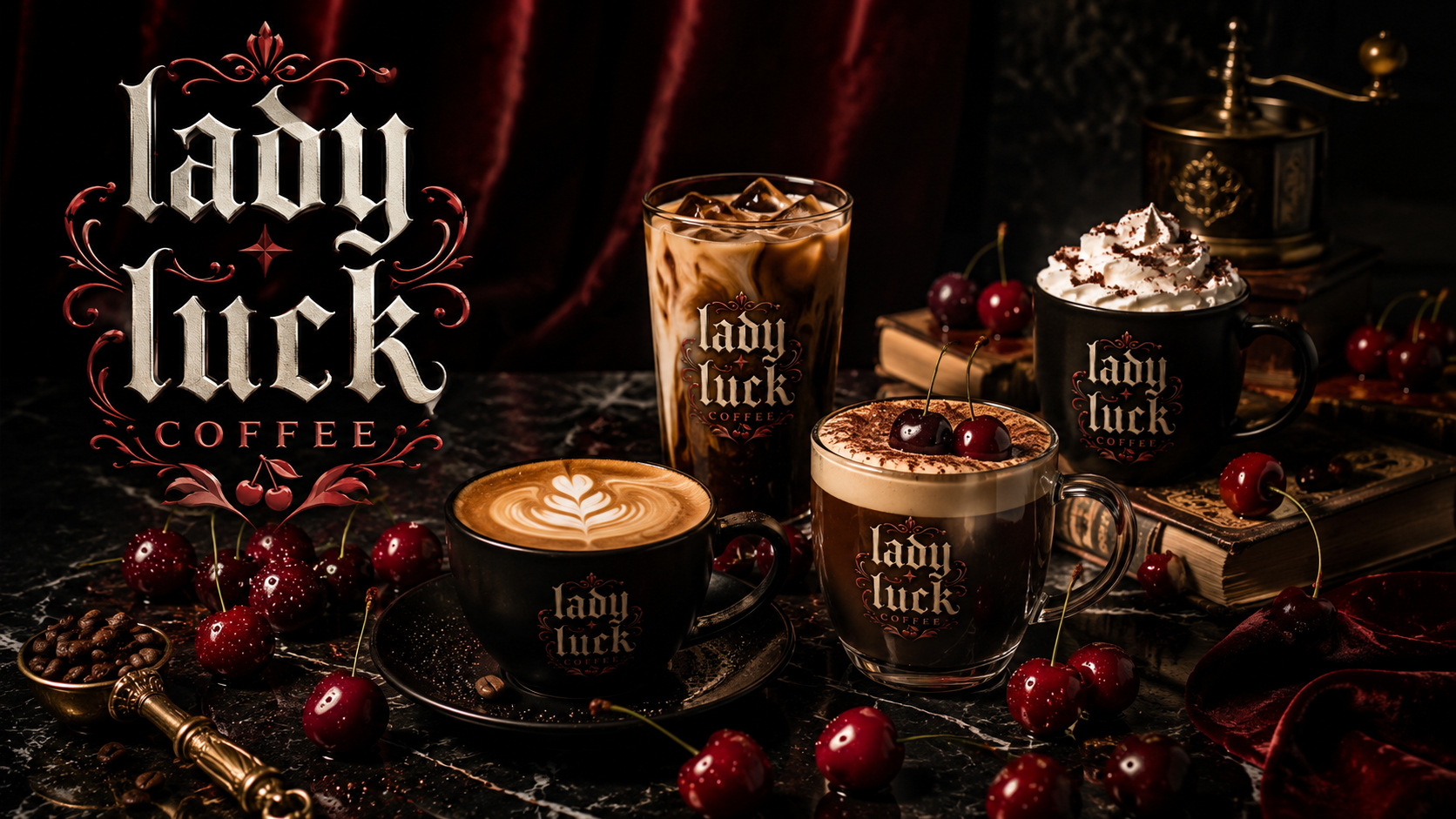 Lady Luck Coffee Austin menu hero image