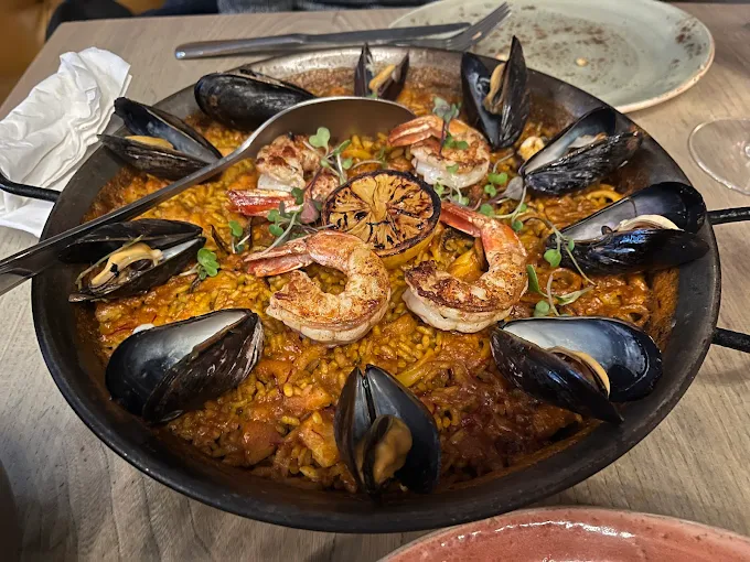 Seafood at Bota Tapas & Paella Bar