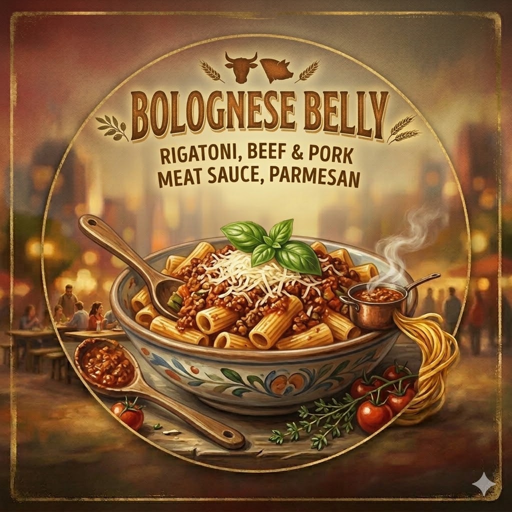 Bolognese Belly at Pasta Nation