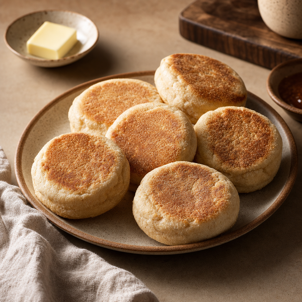 English Muffins (6 Pack) from Sidequest Sourdough