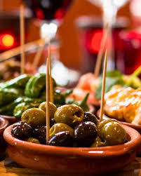 Olives at Bota Tapas & Paella Bar