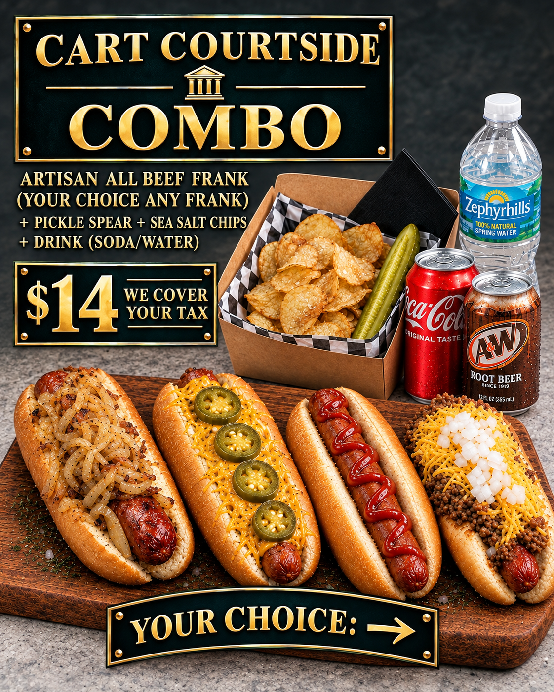 Cart Courtside Combo🌭 from The Cart Courtside