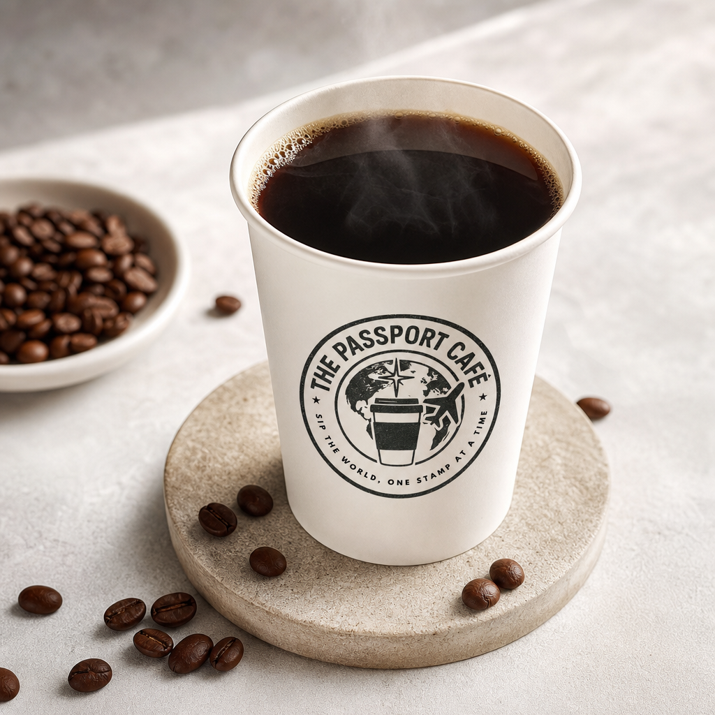 Americano at The Passport Cafe