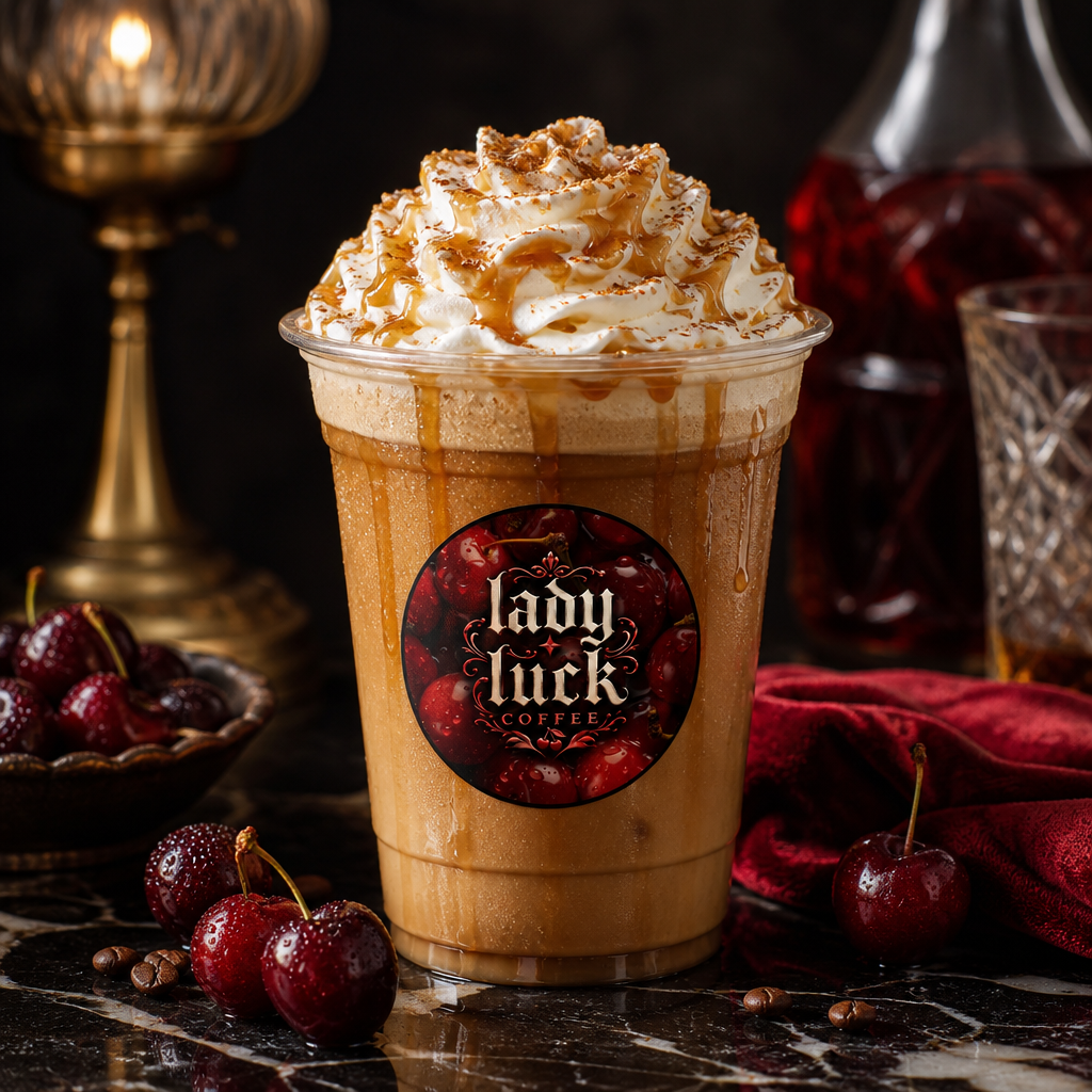 Maple Bourbon Latte from Lady Luck Coffee