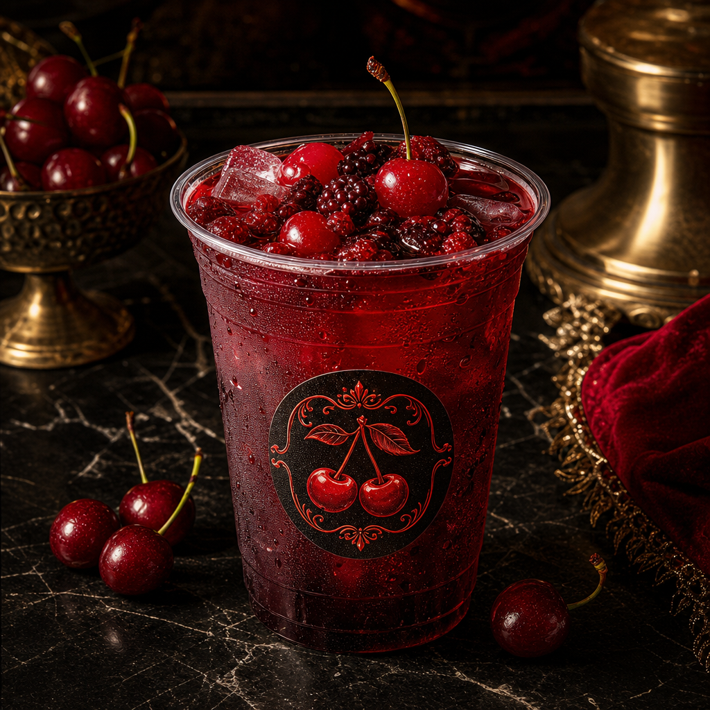 Cherry Berry Refresher from Lady Luck Coffee