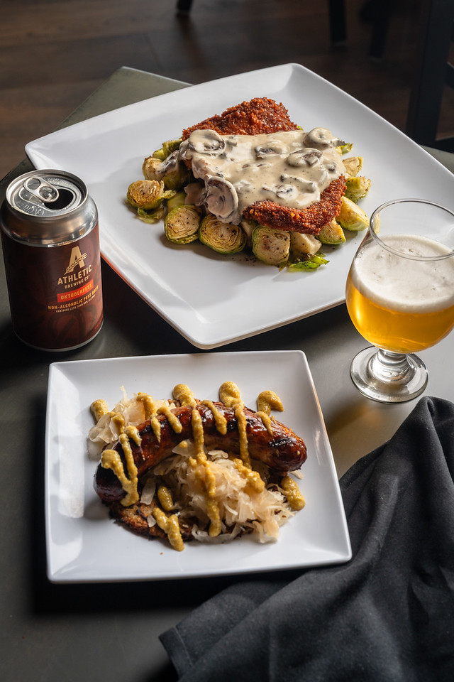 Bratwurst Latke - GF at The White Oak Tavern
