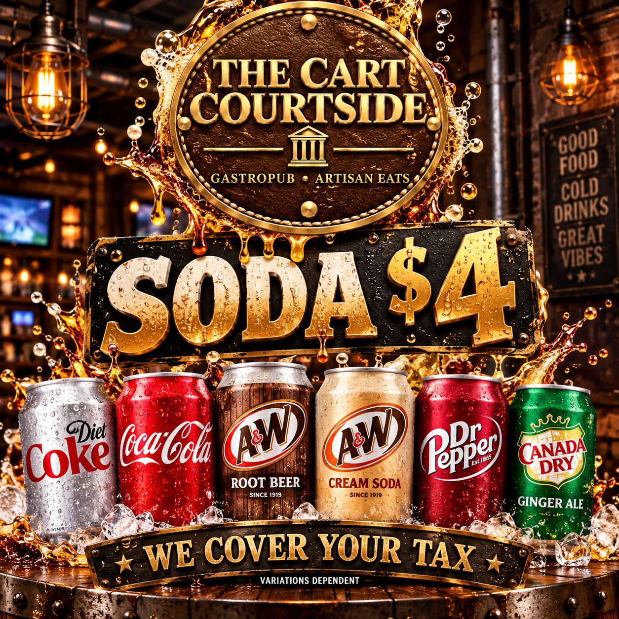 Soda Flavor Pairing🫧 from The Cart Courtside