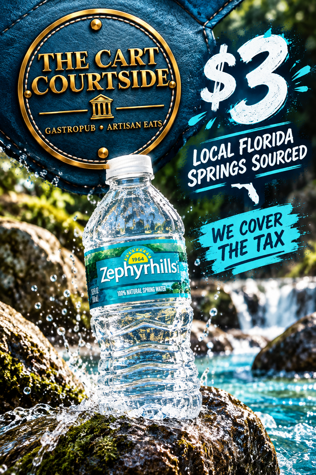 Water Spring💦 from The Cart Courtside