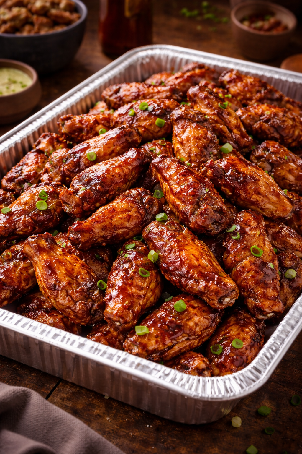 CHICKEN WINGS- HALF PAN- LIMITED AVAILABILITY from American Barbecue Company