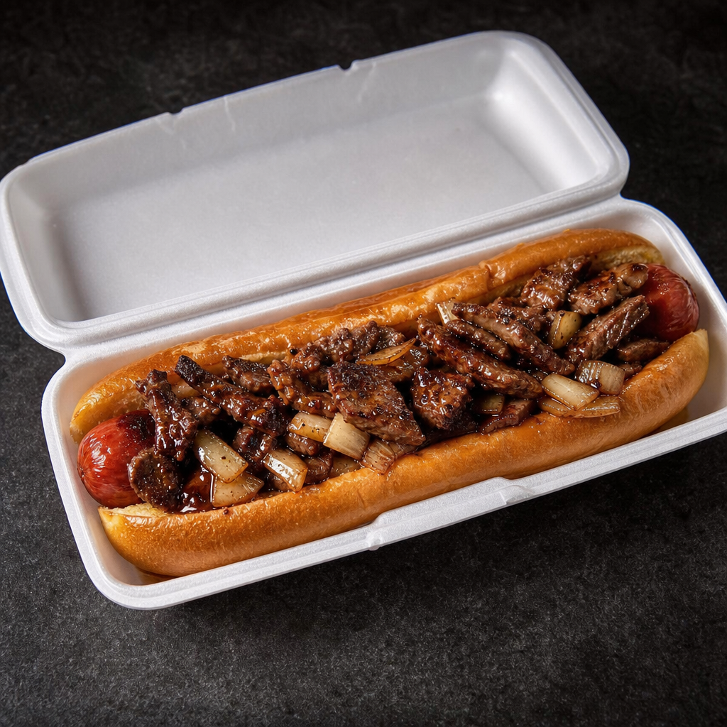 Wagyu Beef Dog at Lizzy with the Glizzys