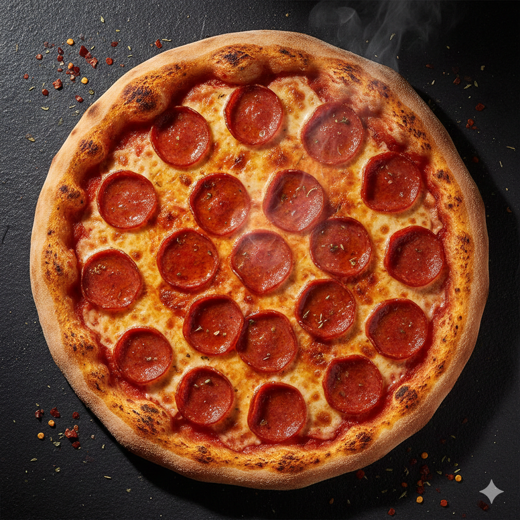 Pepperoni Pizza (10 inch) at Backyard Pizza Co
